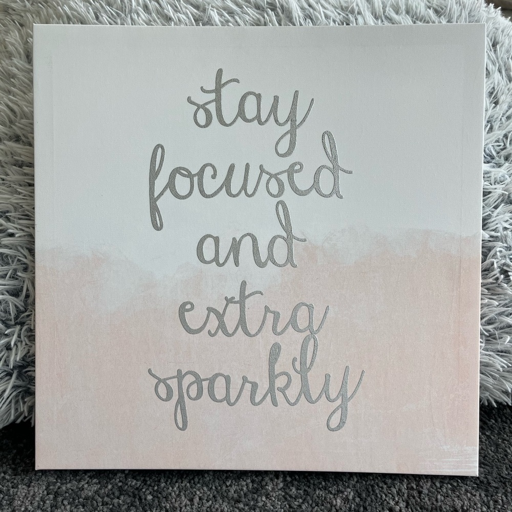 Stay focused and Extra Sparkly!! Closet Clean out! Be inspired!